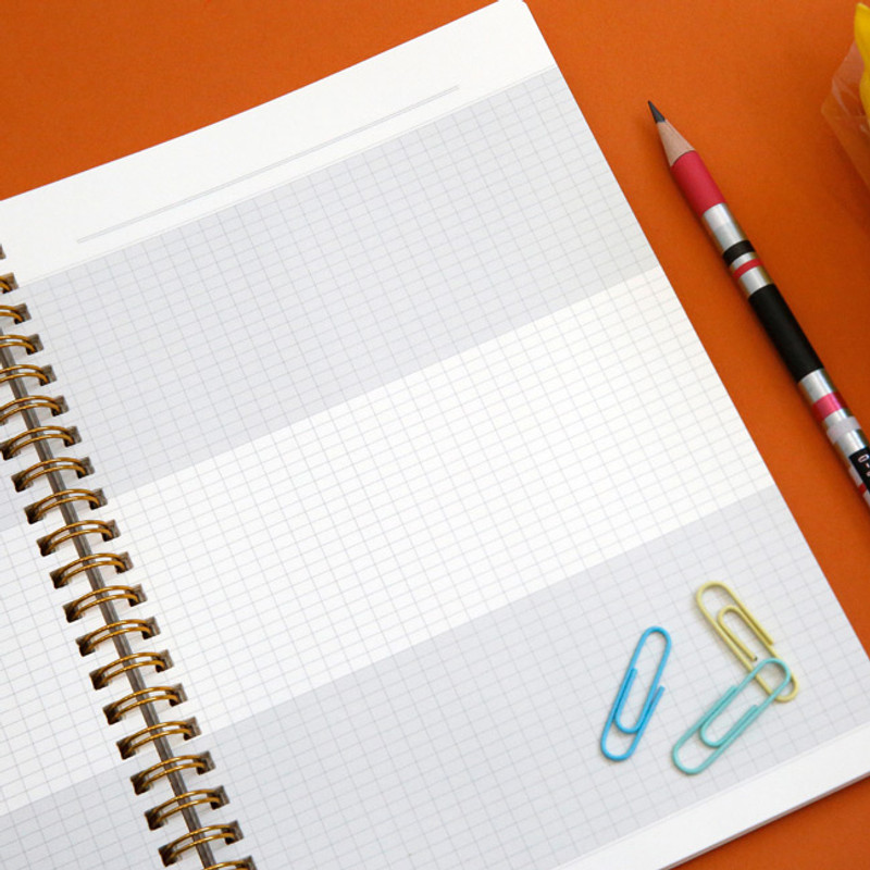 Grid page - Oh-ssumthing O-ssum spiral lined grid blank notebook Grid page - Oh-ssumthing O-ssum spiral lined grid blank notebook