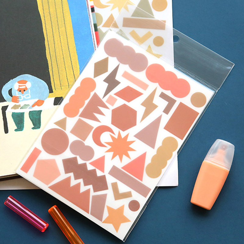 Oh-ssumthing O-ssum colorchip deco craft sticker set