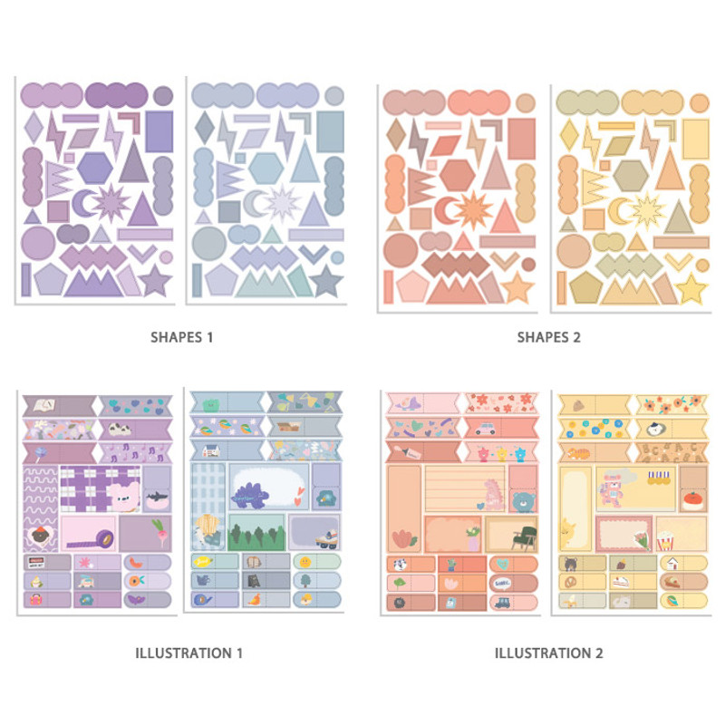 Option - Oh-ssumthing O-ssum colorchip deco craft sticker set