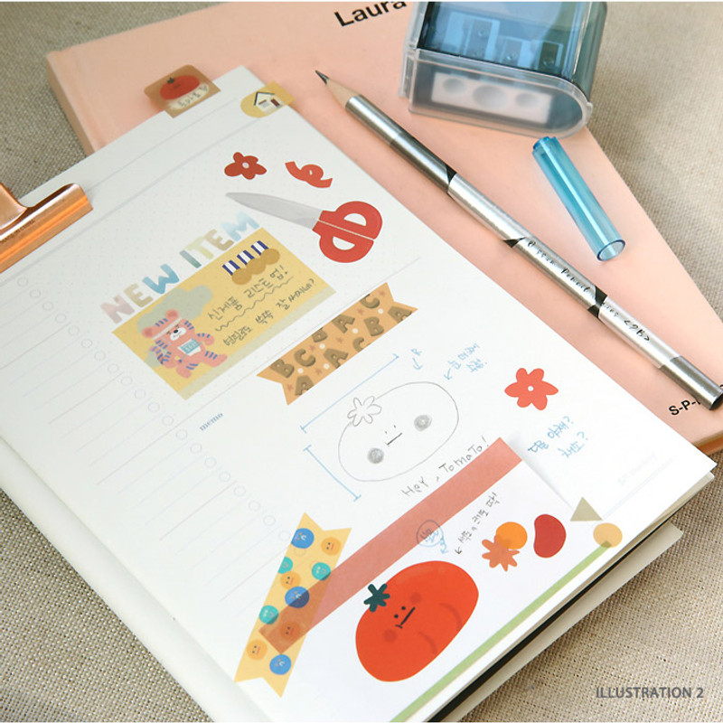 Illustration 2 - Oh-ssumthing O-ssum colorchip deco craft sticker set