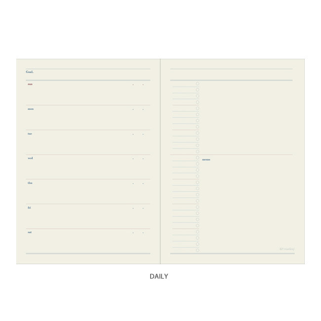 Daily - Oh-ssumthing O-ssum A5 cornell lined daily grid blank notebook