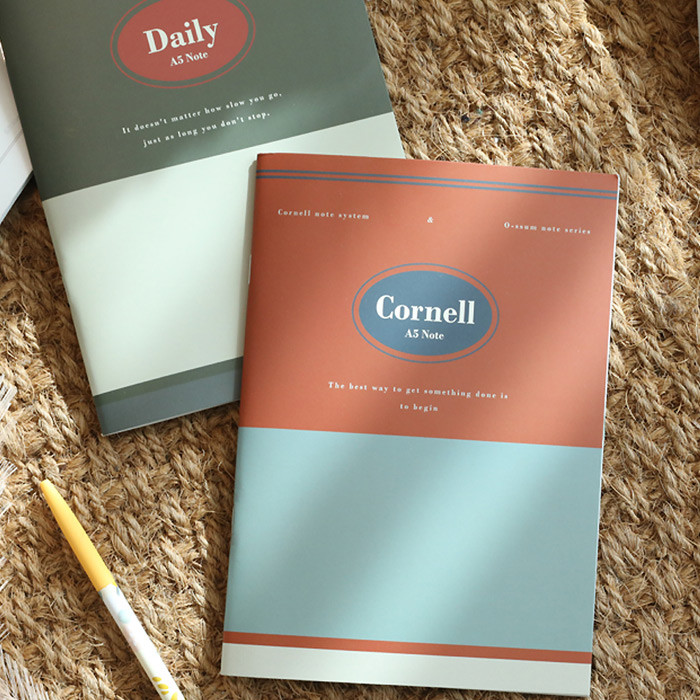 Cornell - Oh-ssumthing O-ssum A5 cornell lined daily grid blank notebook