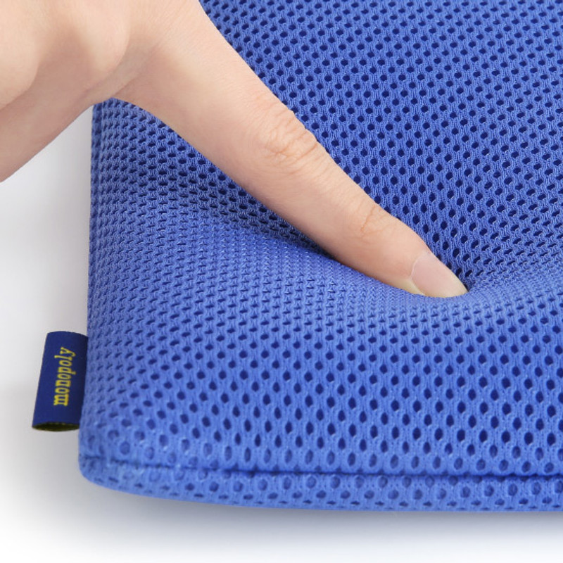 Extra padding layer - Monopoly Air mesh small plain zipper pouch bag