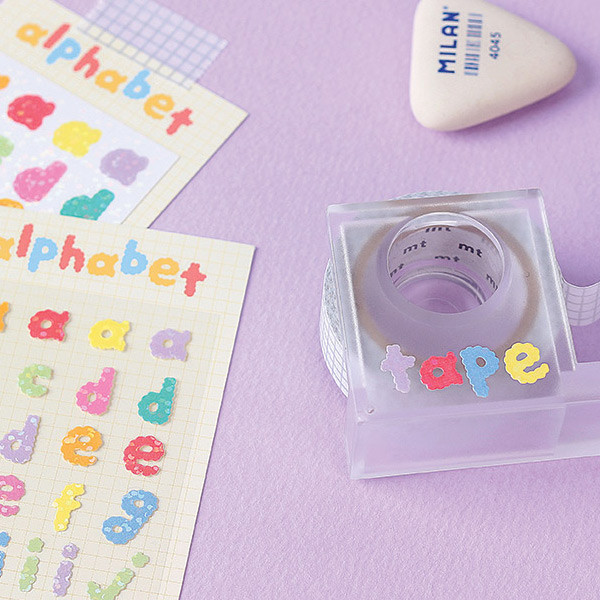 Usage example - Wanna This Twinkle Alphabet and Number craft deco sticker