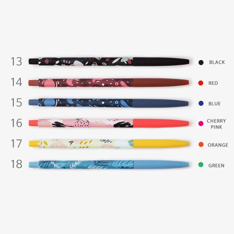 Option - O-ssum slim knock retractable ballpoint gel pen Option - O-ssum slim knock retractable ballpoint gel pen