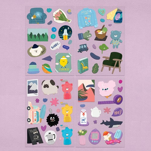 Oh-ssumthing O-ssum sticker for decoration