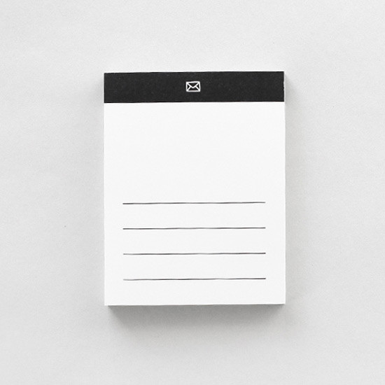 Letter - 2NUL Drawing memo checklist weekly plan notes notepad
