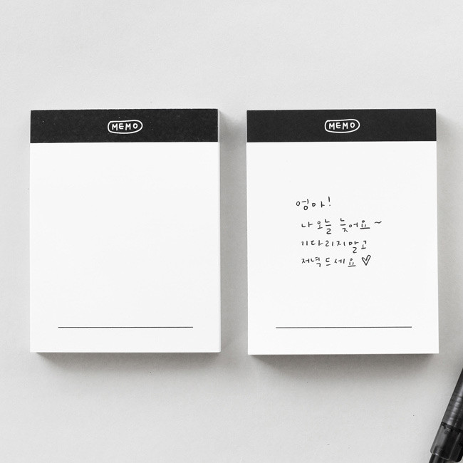 Memo - 2NUL Drawing memo checklist weekly plan notes notepad
