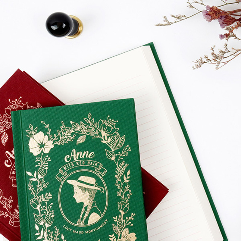 Anne large hardcover undated monthly planner notebook Anne large hardcover undated monthly planner notebook