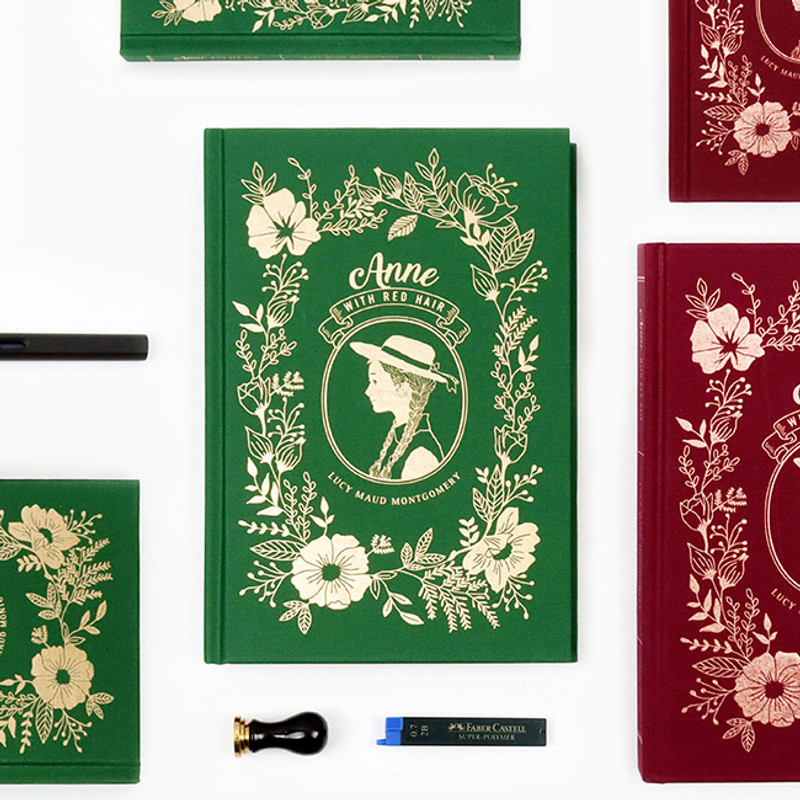 Anne large hardcover undated monthly planner notebook Anne large hardcover undated monthly planner notebook