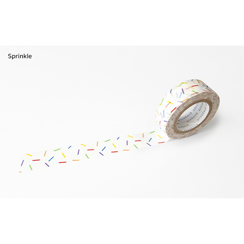 Sprinkle - O-CHECK aDecorative craft 15mm X 10m masking tape