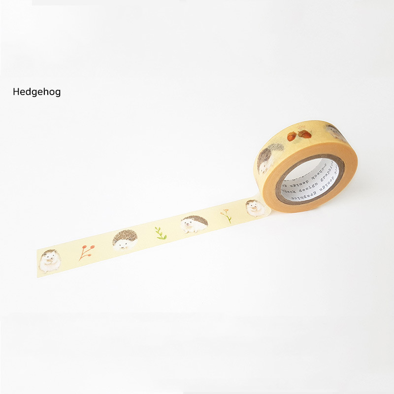 Hedgehog - O-CHECK aDecorative craft 15mm X 10m masking tape