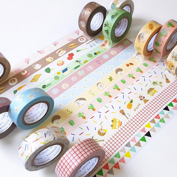O-CHECK Decorative craft 15mm X 10m masking tape