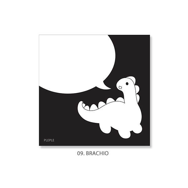 09. Brachio - PLEPLE Bubble dino memo notes notepad