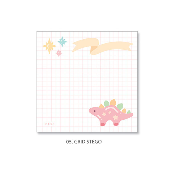 05. Stego - PLEPLE Bubble dino memo notes notepad
