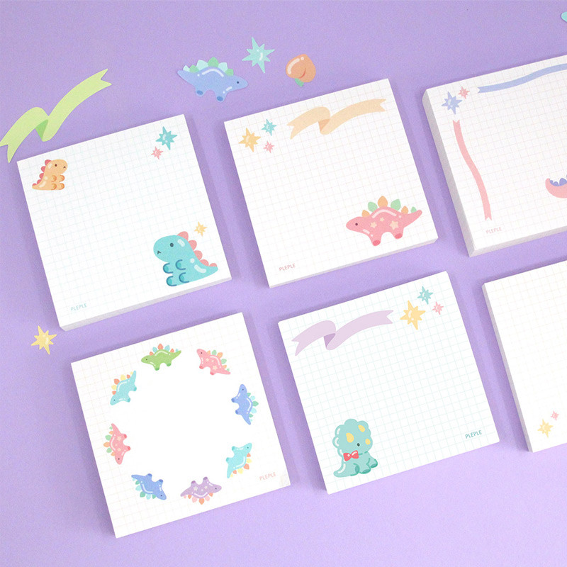  PLEPLE Bubble dino memo notes notepad