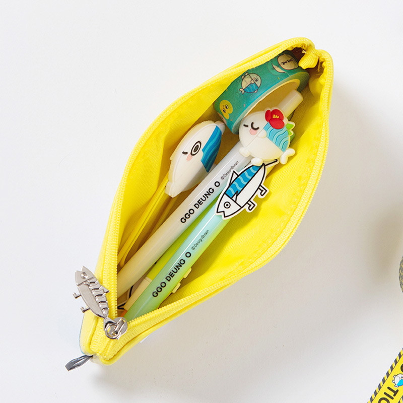 Usage example - DESIGN IVY Ggo deung o friends zipper pencil case ver2 Usage example - DESIGN IVY Ggo deung o friends zipper pencil case ver2
