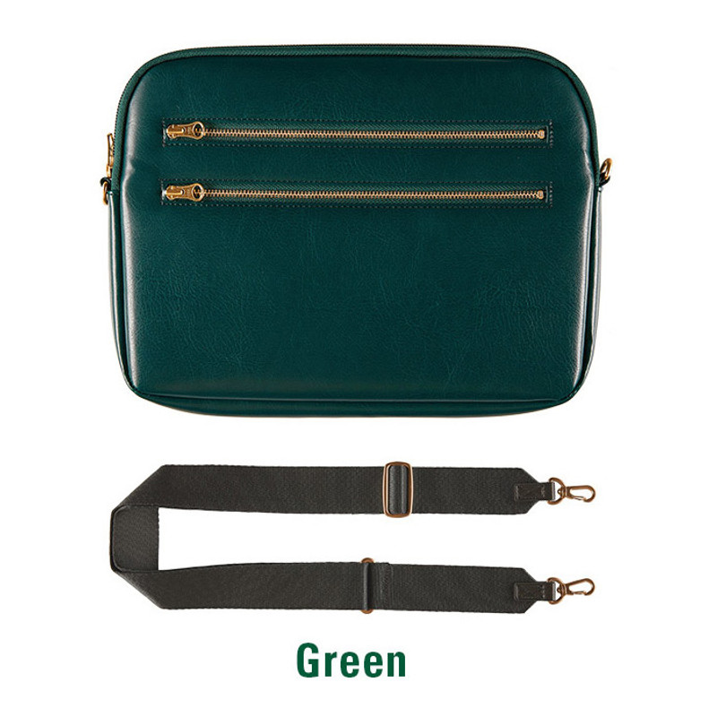 Green - Always with me iPad tablet PC sleeve case cross bag