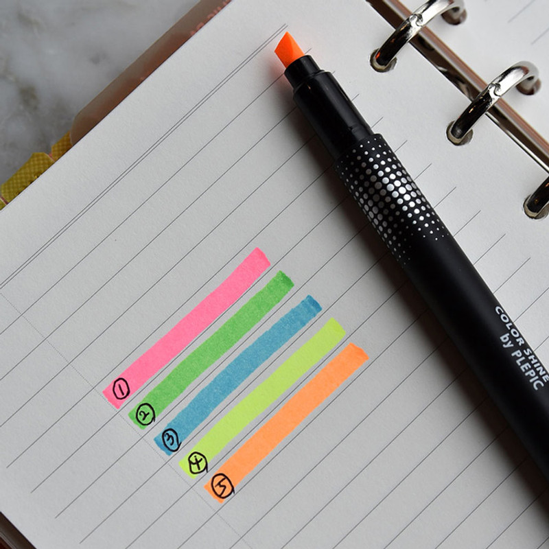 Color - Play Obje Shine color neon pen highlighter Color - Play Obje Shine color neon pen highlighter