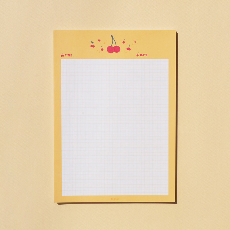 After The Rain Twinkle B5 size grid memo notepad