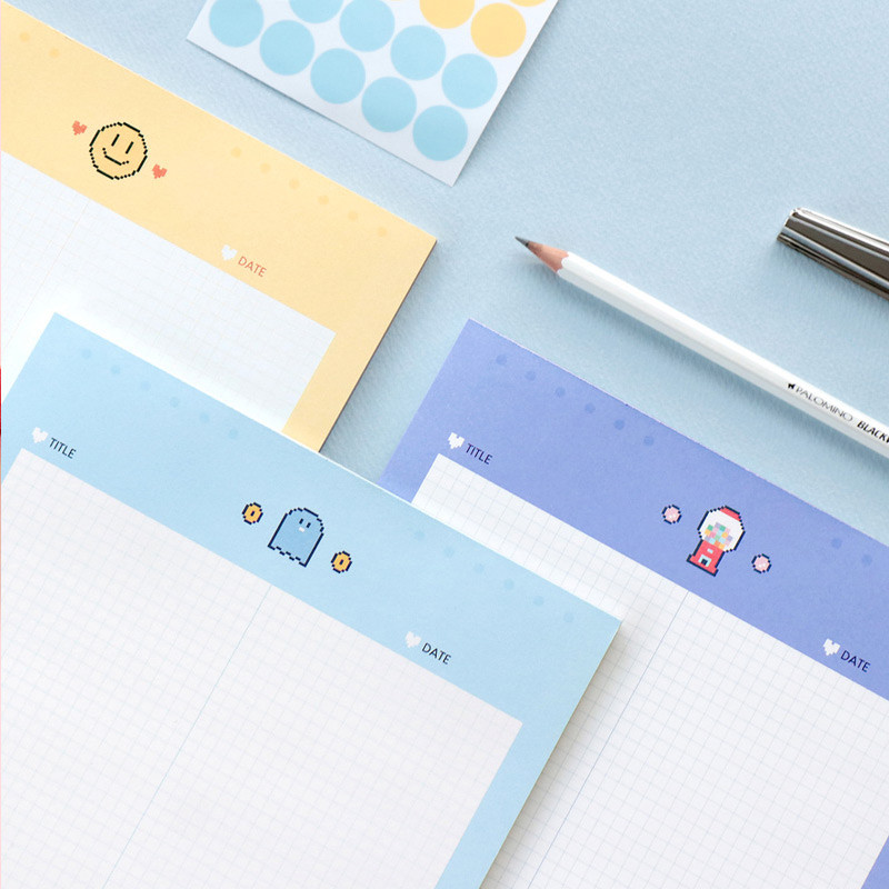 ICONIC Sweet B5 size grid notes memo notepad