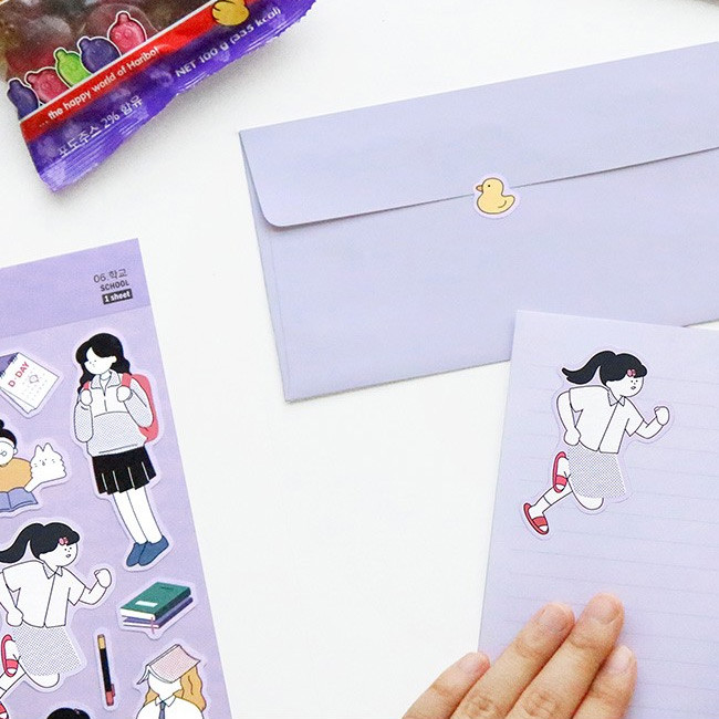 Usage example - ICONIC Haru removable craft decoration sticker