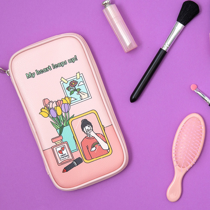 Usage example - Ardium Colorpoint flat zip pencil case pouch