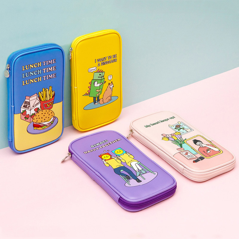 Ardium Colorpoint flat zip pencil case pouch