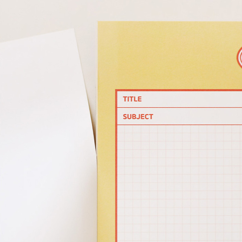 Tear off - Nacoo Annyang B5 Grid And Lined Memo Notepad