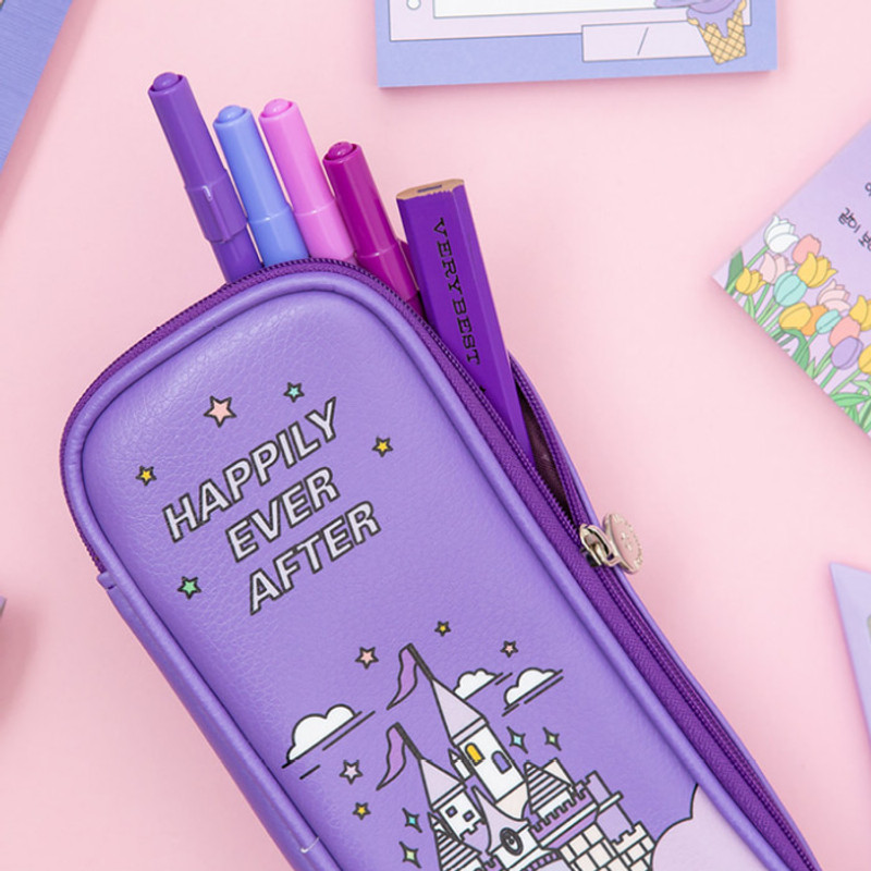 Usage example - Ardium Color point block zip pencil case pouch