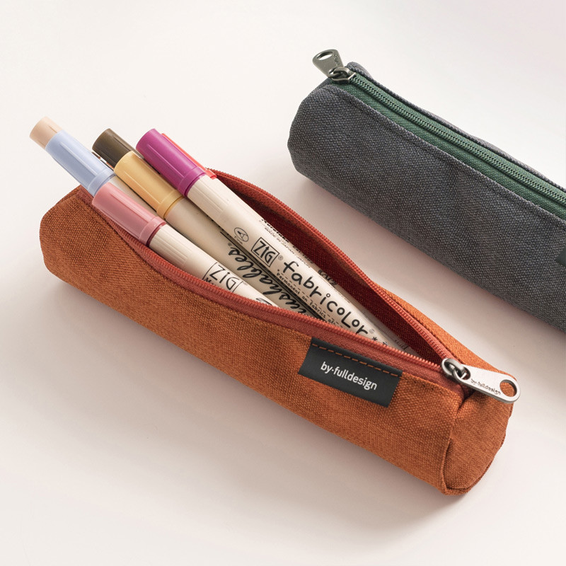 Store up to 10 pens - Byfulldesign Tiny but Big tube zipper pencil case 