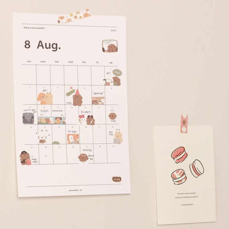 Usage example - Dash And Dot Mongle Mongle removable sticker seal Usage example - Dash And Dot Mongle Mongle removable sticker seal