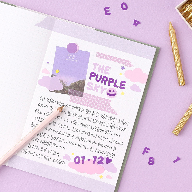 Usage example - Wanna This Number letter craft decoration sticker