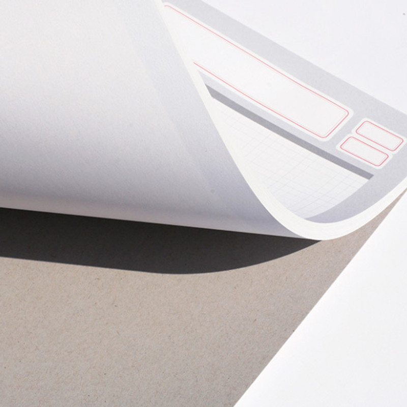 Sturdy back - Cloud and Mountain B5 size grid notes memo notepad