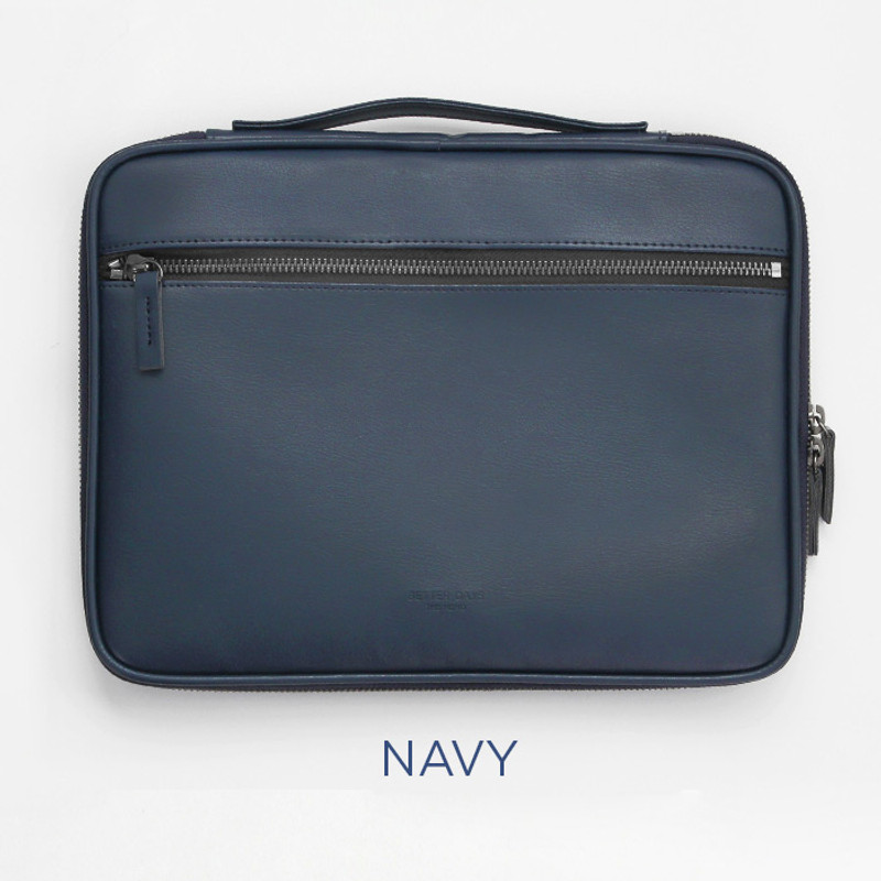 Navy - GMZ The Memo iPad tablet PC 11 inches sleeve pouch case Navy - GMZ The Memo iPad tablet PC 11 inches sleeve pouch case