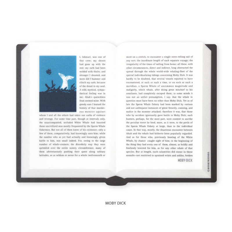 Moby dick - Bookfriends World literature open book mouse pad