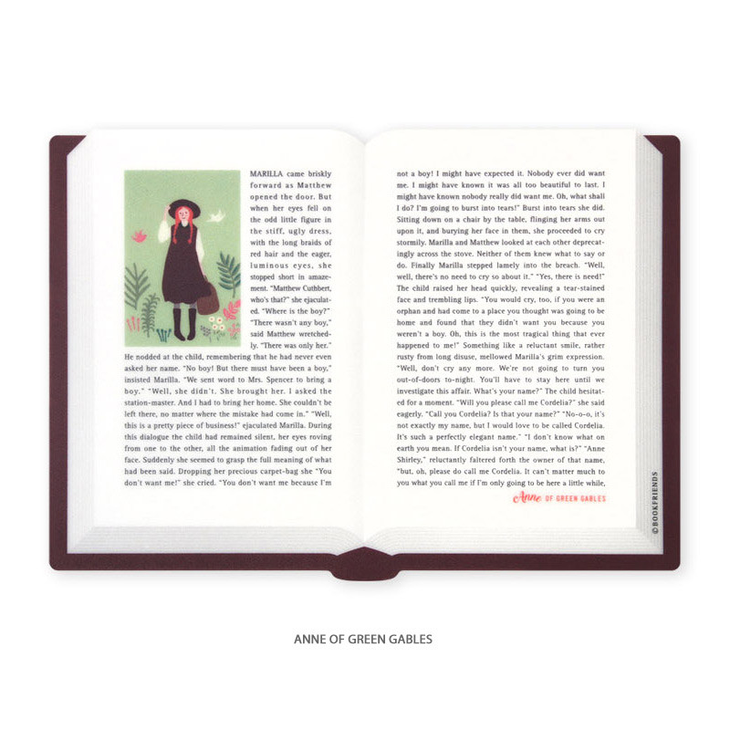 Anne of green gables - Bookfriends World literature open book mouse pad