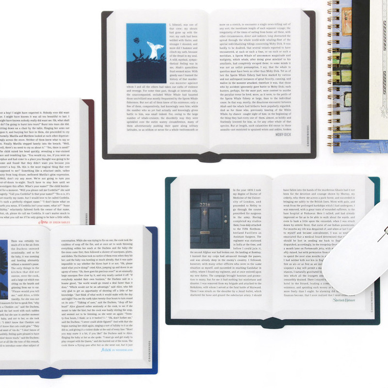 Usage example - Bookfriends World literature open book mouse pad