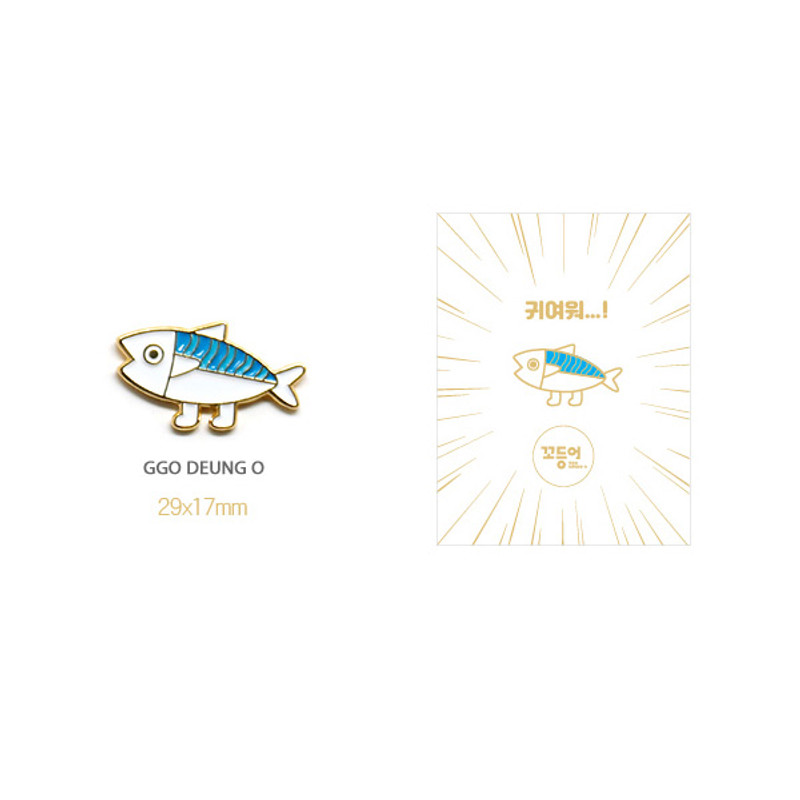 Ggo deung o - DESIGN IVY Ggo deung o friends pin badges ver2 Ggo deung o - DESIGN IVY Ggo deung o friends pin badges ver2
