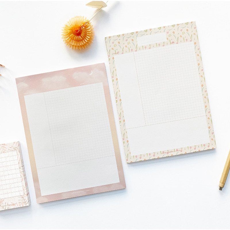 O-CHECK Vertical B5 Cornell study notes grid notepad O-CHECK Vertical B5 Cornell study notes grid notepad