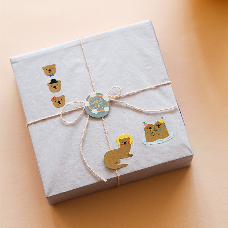 Usage example - For your heart paper adhesive sticker - Otter Usage example - For your heart paper adhesive sticker - Otter