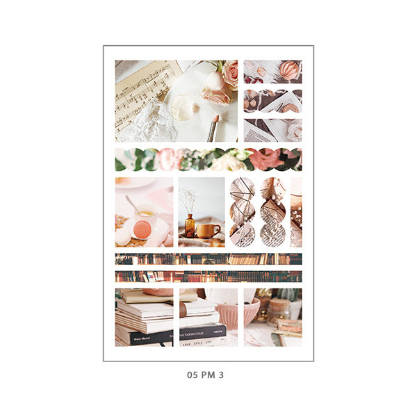 05 PM3 - PLEPLE Mood deco photo paper sticker set