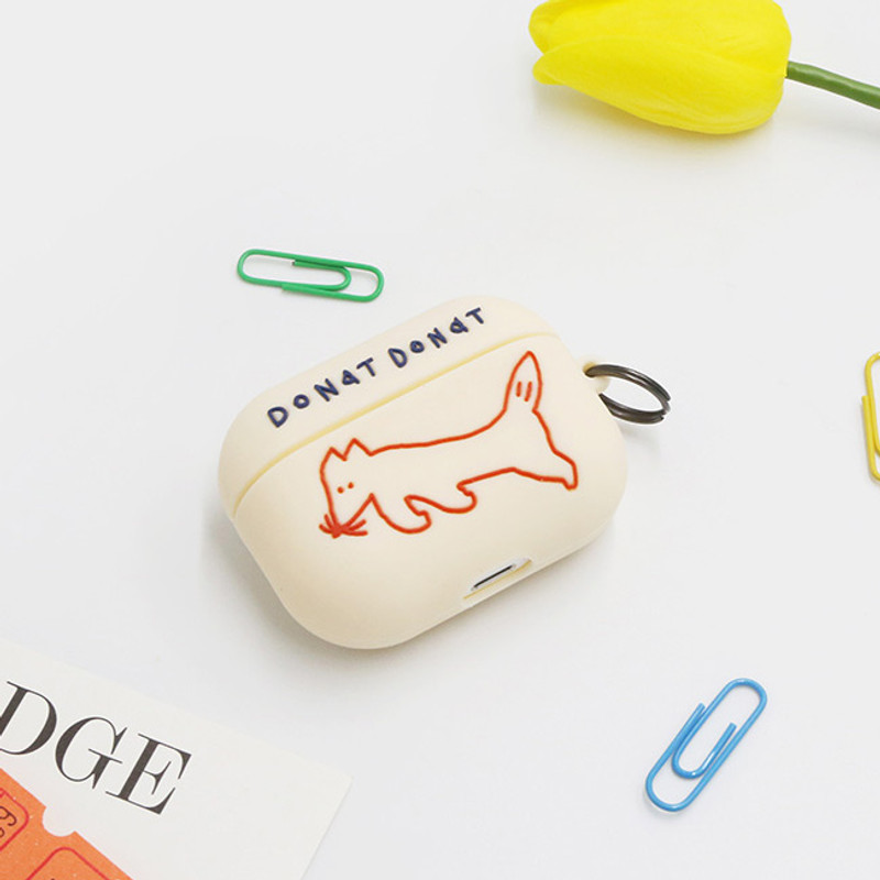 Cream Fox - ROMANE Donat Donat wild AirPods Pro silicone case cover