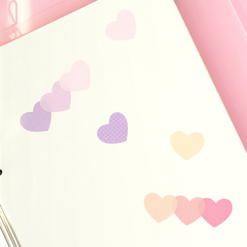 Usage example -PAPERIAN Color palette Heart deco sticker set Usage example -PAPERIAN Color palette Heart deco sticker set
