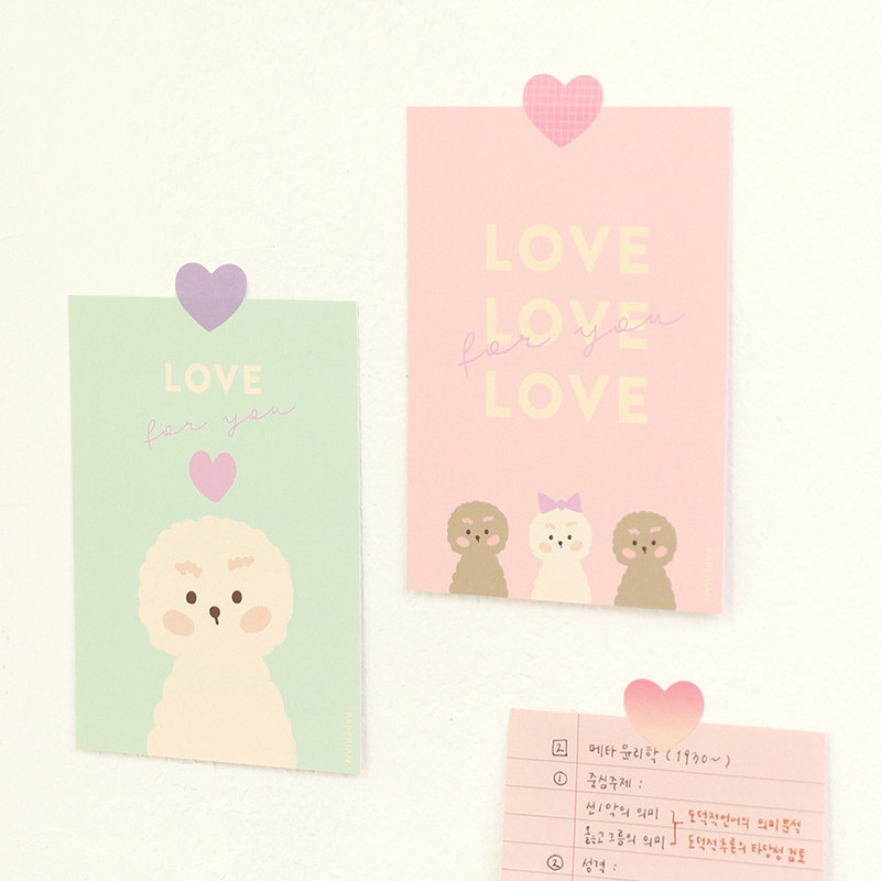 Usage example -PAPERIAN Color palette Heart deco sticker set Usage example -PAPERIAN Color palette Heart deco sticker set