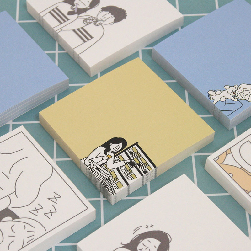 DESIGN GOMGOM My You illustration memo notepads DESIGN GOMGOM My You illustration memo notepads