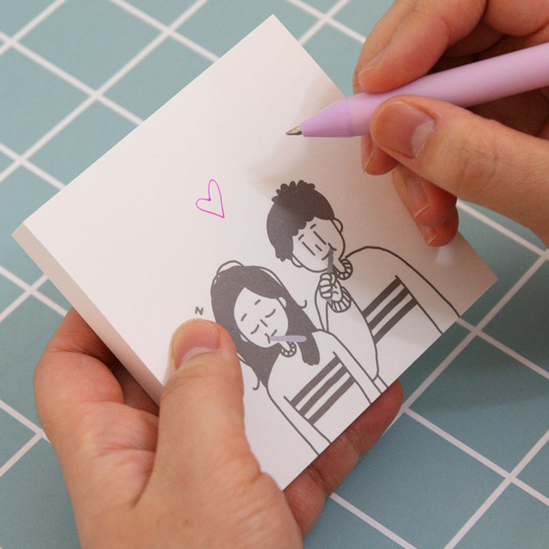 Usage example - DESIGN GOMGOM My You illustration memo notepads Usage example - DESIGN GOMGOM My You illustration memo notepads
