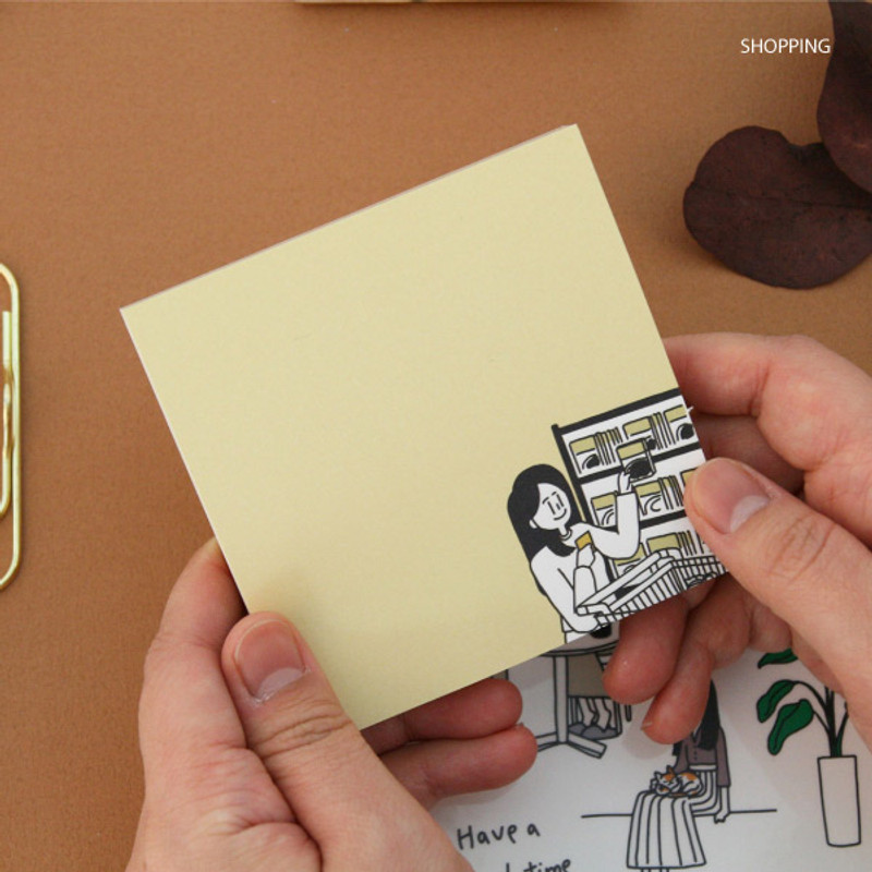 Shopping - DESIGN GOMGOM My You illustration memo notepads Shopping - DESIGN GOMGOM My You illustration memo notepads