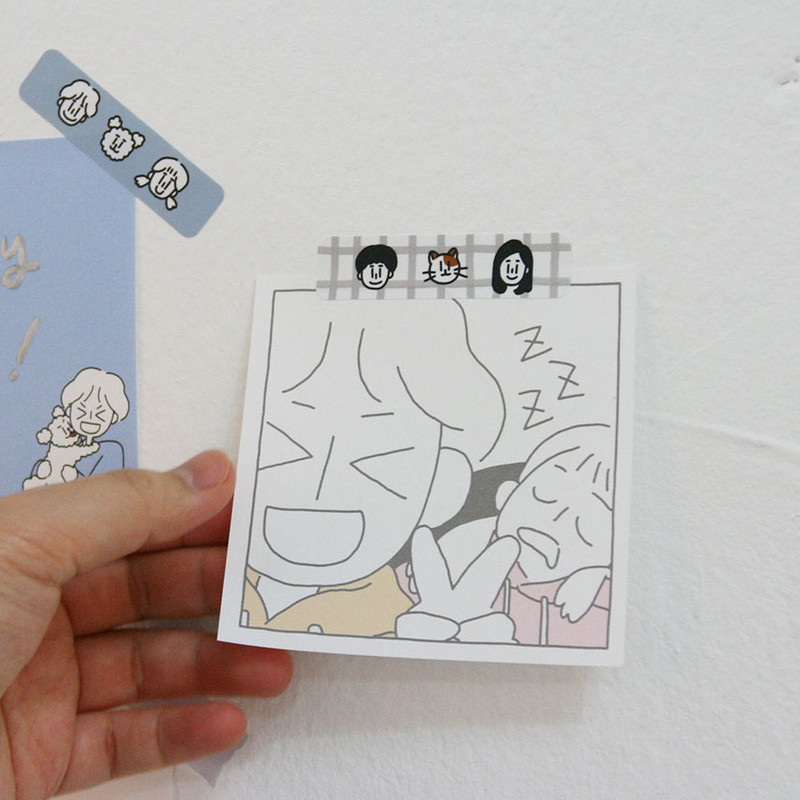 Usage example - DESIGN GOMGOM My You illustration memo notepads Usage example - DESIGN GOMGOM My You illustration memo notepads