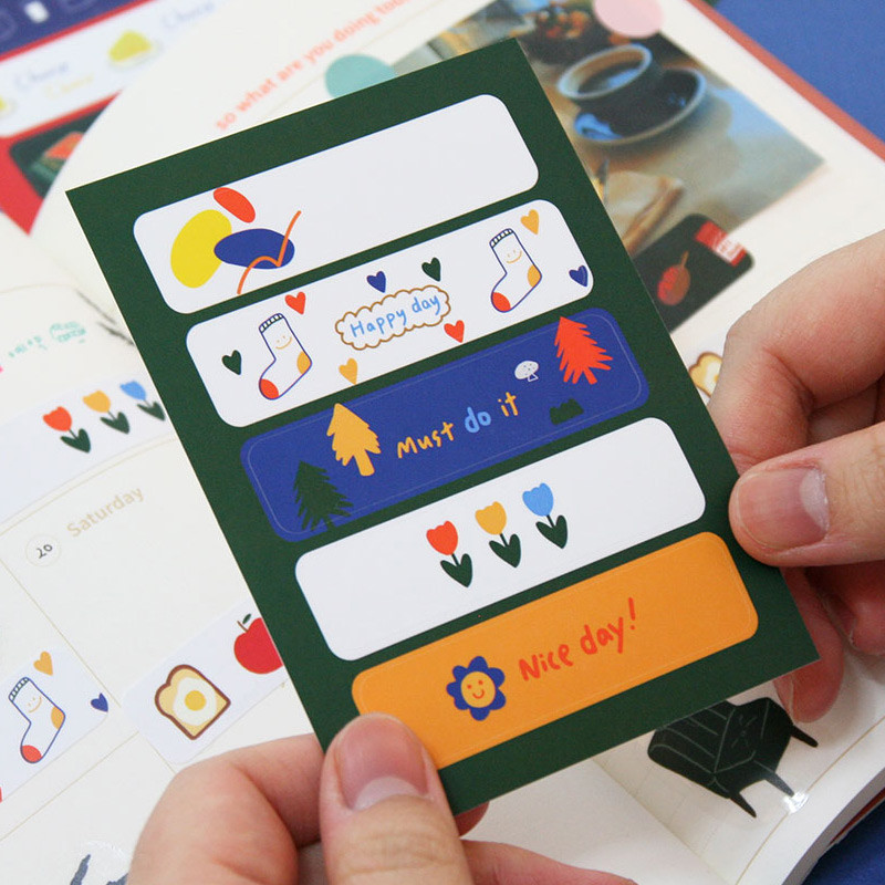 Day to Day - DESIGN GOMGOM Cute masking deco sticker seal